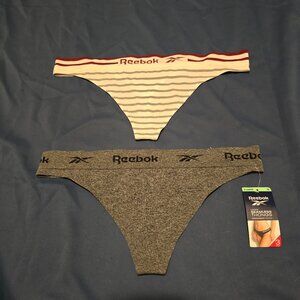 2 pairs XL reebok thongs
